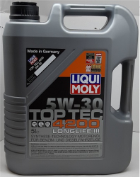 Oil 5l Liqui Moly Top Tec 4200 5w30 5120 - Volkspares Online Store